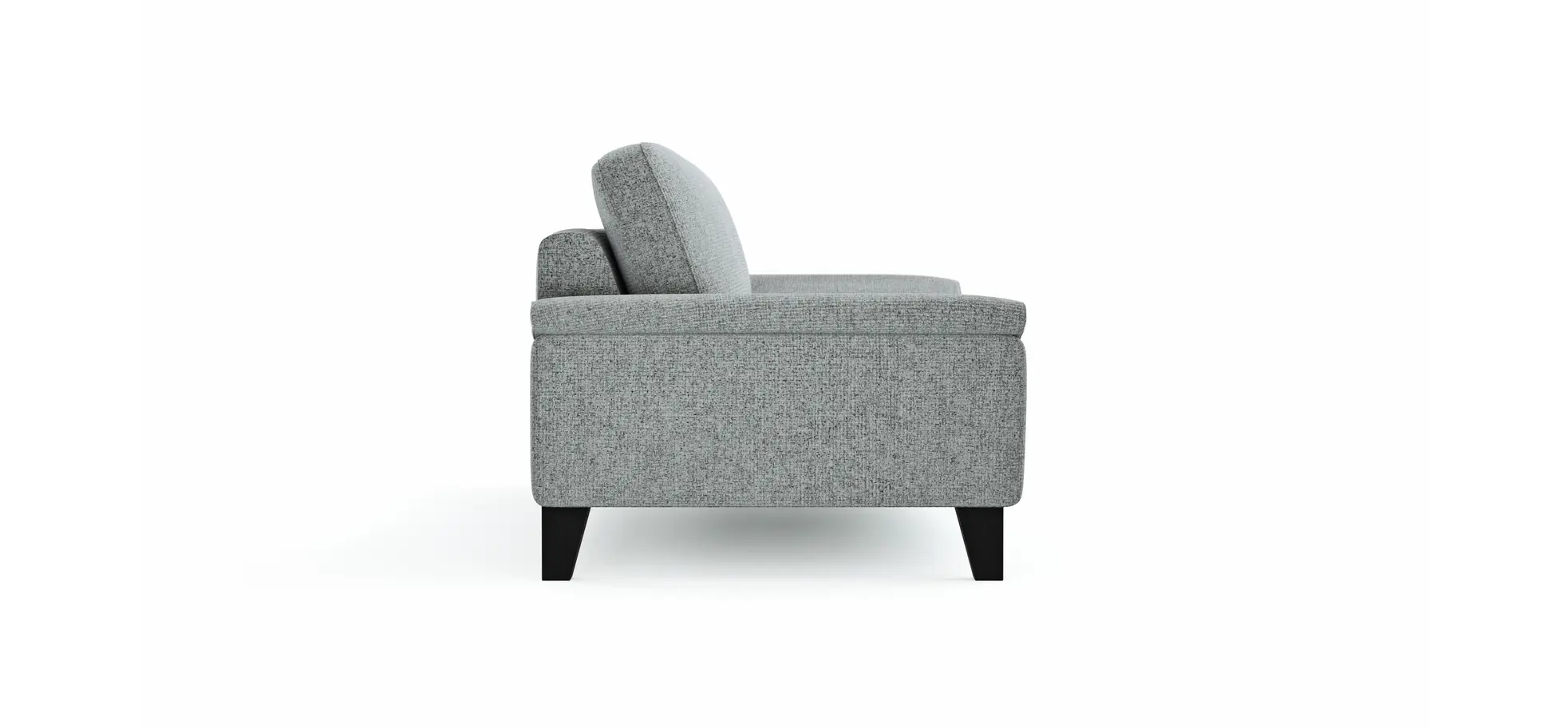 Sofa Oviedo - 3-Sitzer, Stoff, Hellgrau