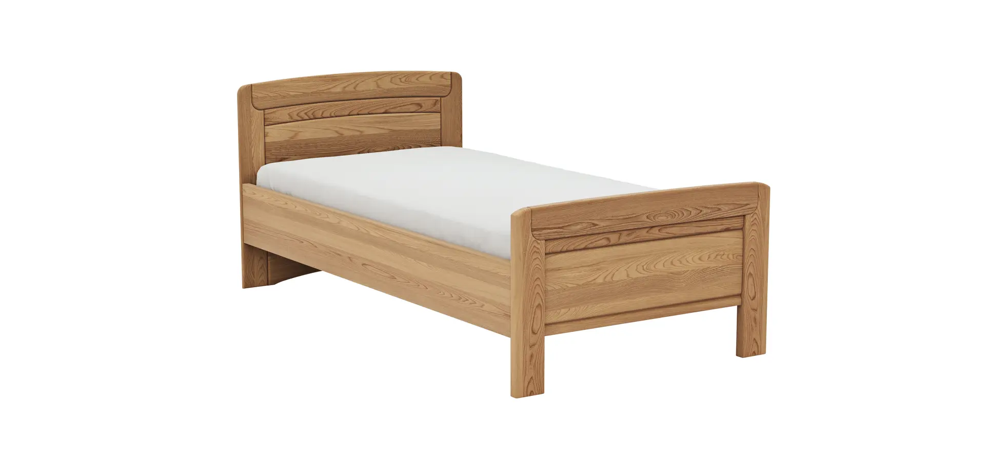 Bett Lenoso - Liegefläche ca. 100x200 cm, Eiche Nachbildung 108546