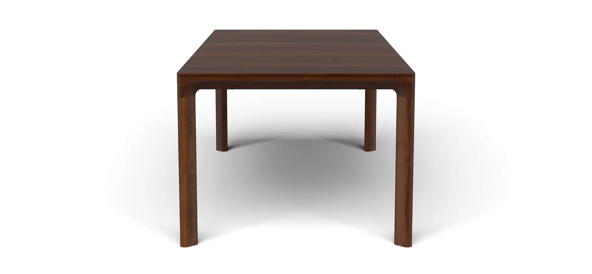 Esstisch 3400 - ausziehbar, LB ca. 220x100 cm, Astiger Nussbaum massiv