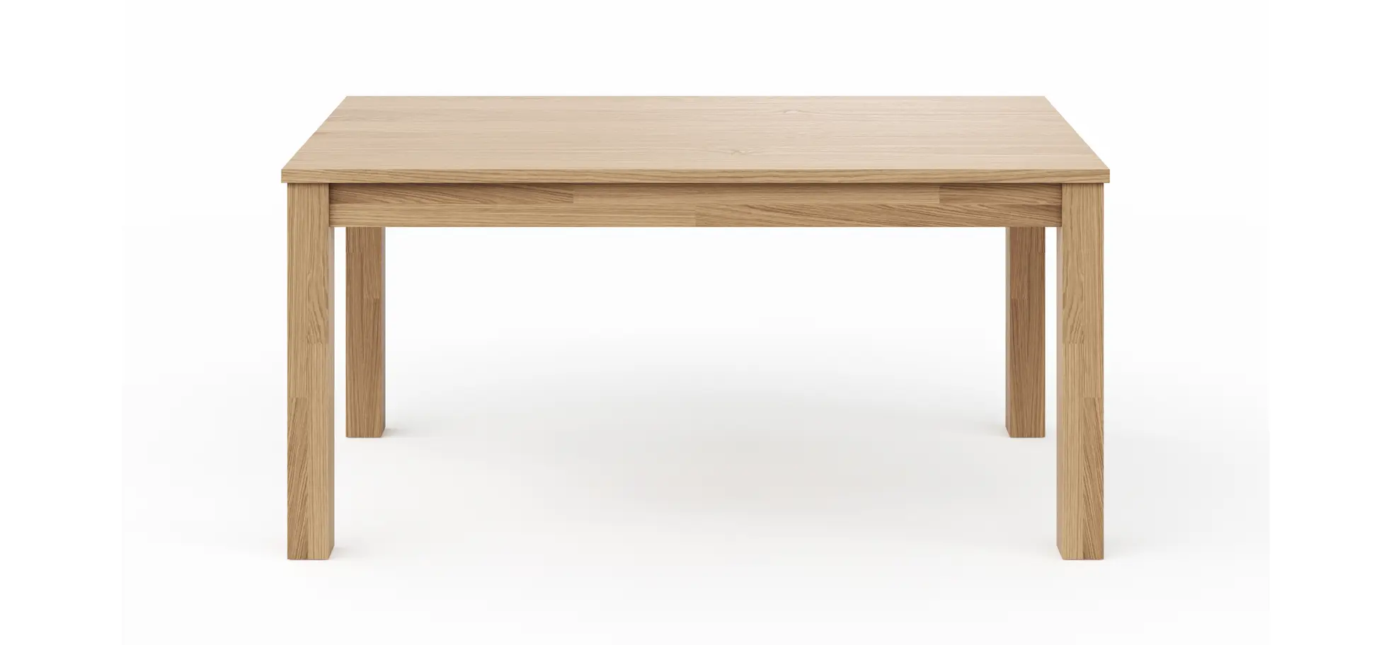 Esstische Dinner - ausziehbar, LB ca. 160x90 cm , Eiche bianco massiv