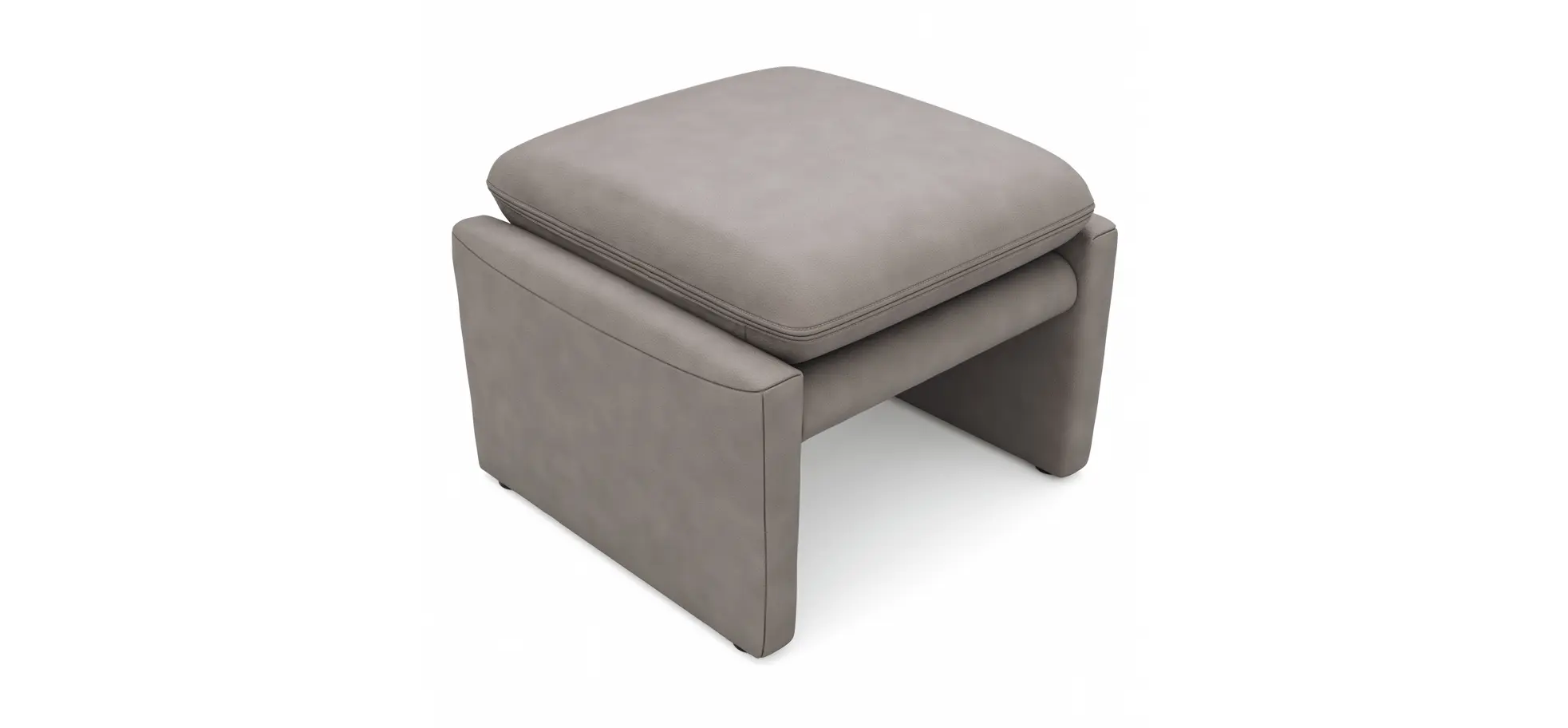 Hocker Tenero - inkl. Sitzhöhe verstellbar, Stoff, Grau