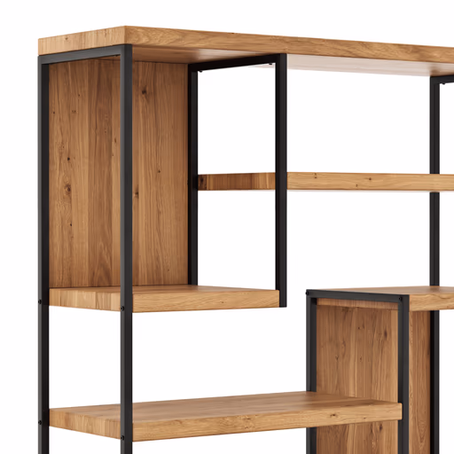 Regal Farmingdale - Eiche massiv, natur geölt