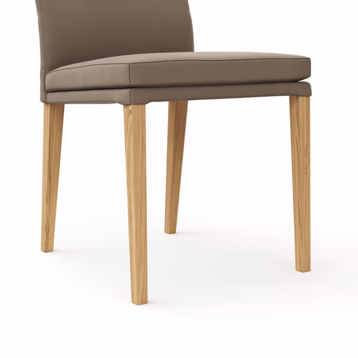 Stuhl Tuma - Leder, Kitt