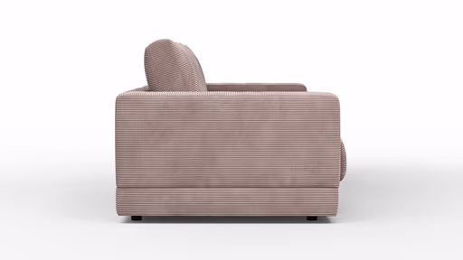 Sofa Juni - 2-Sitzer, Cord, Altrosa
