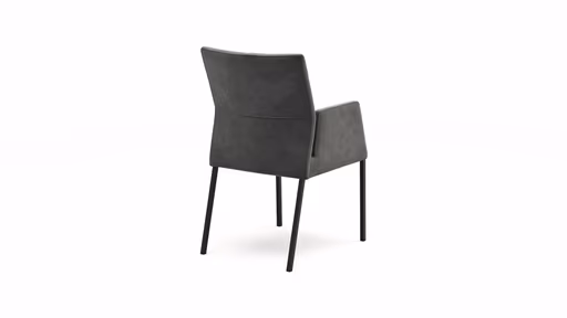 Armlehnstuhl Carry - Stoff, Anthrazit