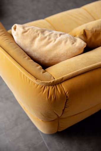 Sessel Hedda - Velour, Caramel