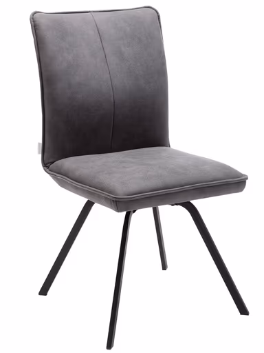 Stuhl Calyra - Stoff, Anthrazit