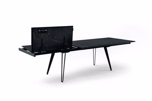 Esstisch - ausziehbar,  LB ca. 190x100 cm, Anthrazit