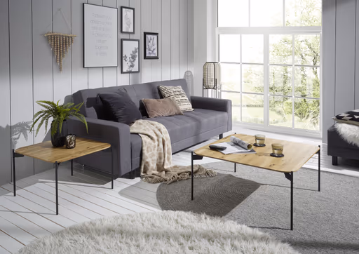 Couchtisch - BHT ca. 60x38x60 cm, Eiche massiv