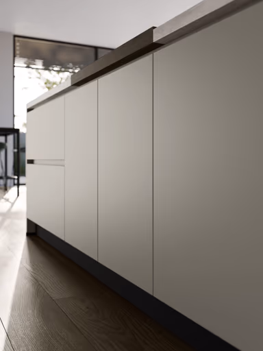 Inselküche 51.210 CO 3 524, Kieselgrau