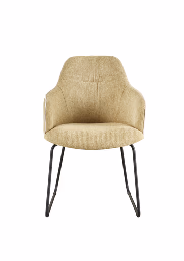 Armlehnstuhl - Stoff, Pistaziengrün