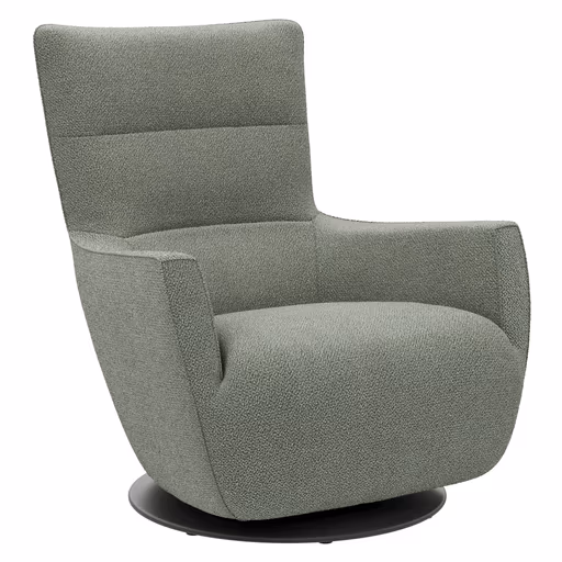 Sessel Lilaia - inkl. Dreh- und Wippfunktion, Stoff, Olivgrün