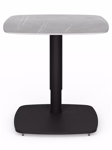 Beistelltisch Camas - LBH ca. 50x50x48 cm, Keramik, Dunkelgrau