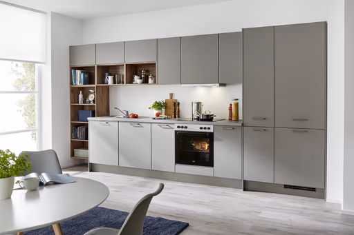 Küchenzeile 34.190 2 323, Taupegrau