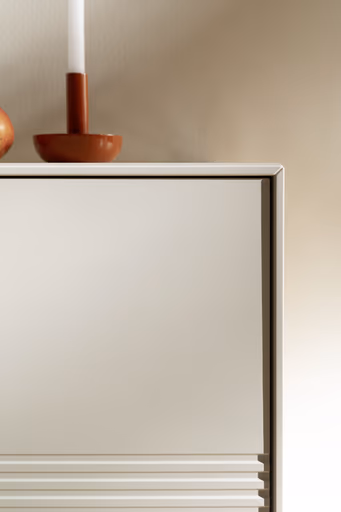 Sideboard Colore - B ca. 200 cm, Lack, Weiß