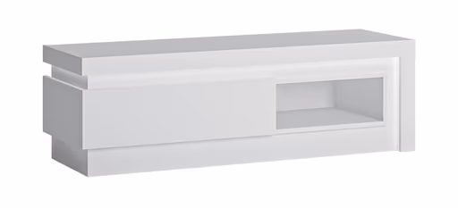 TV-Unterteil - mit Beleuchtung, Weiß