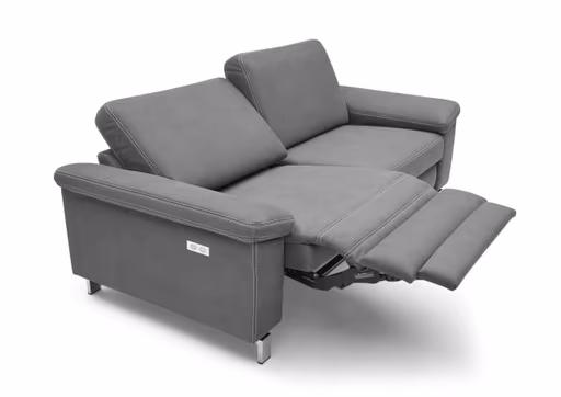 Sofa CALM PLUS - 3-Sitzer, 2x Relaxfunktion, Stoff, Braun