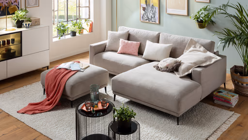 Longseat Solero - Stoff, Hellgrau