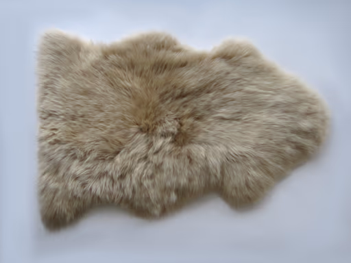 Echtfell - LB ca. 90x55 cm, Beige