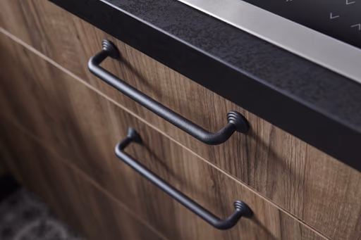 U-Küche 53.210 GL 3 522, Victoria Nussbaum Nachbildung