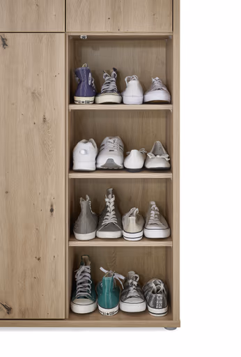 Schuhschrank FAID- B ca. 109 cm, Eiche Dekor