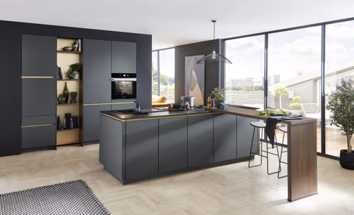 Inselküche 34.190 15 325, Mineralgrün 