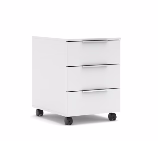 Rollcontainer - B ca. 45 cm, Weiß