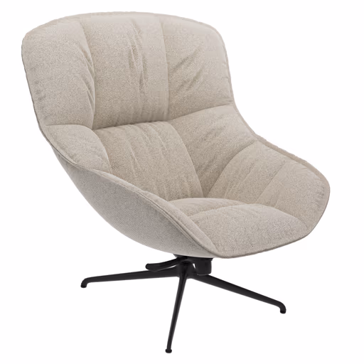 Sessel Unn - Stoff, Beige