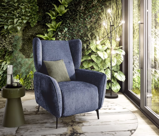 Beistelltisch - Ø/H ca. 30x47 cm, Grün