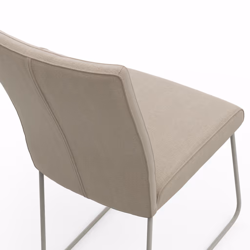 Stuhl Cosyra - Stoff, Beige