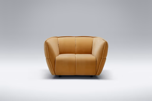 Sessel Hedda - Velour, Caramel