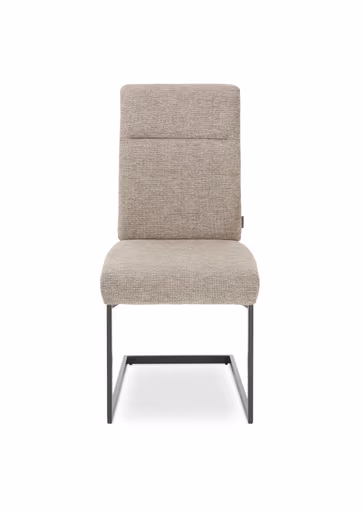 Freischwinger MAGGIE - Stoff, Kaffee