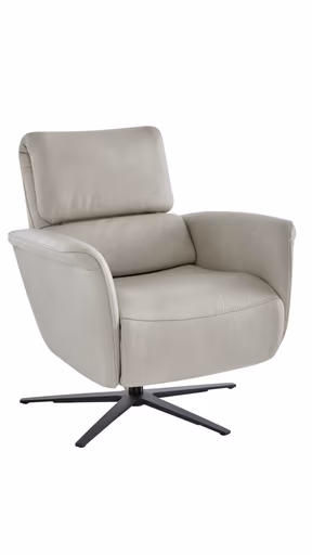 Relaxsessel Rafaela 2.0 - Kopfteil, Rückenlehne und Fußteil verstellbar, Leder, Champagner