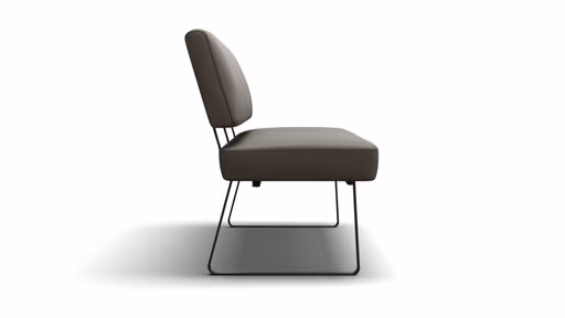 Polsterbank Carmelo - Breite ca. 183 cm, Leder, Olive