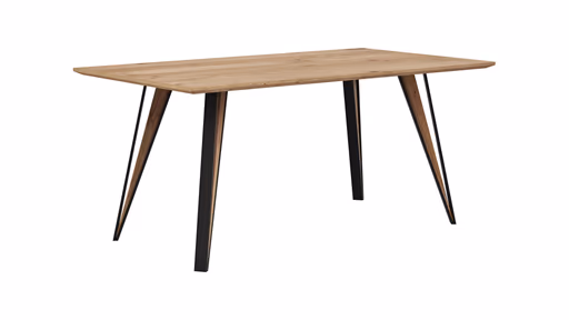 Esstisch Dinner - LB ca. 160x90 cm, Balkeneiche massiv