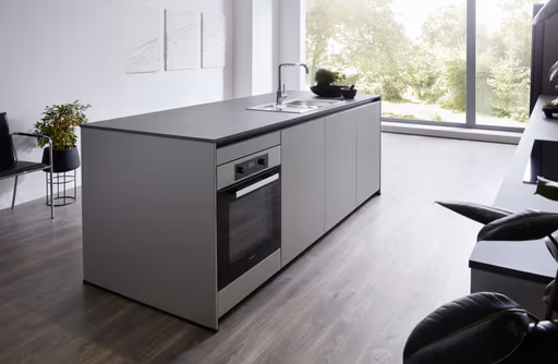 Inselküche 56.210 CO 2 523, Taupe metallic matt