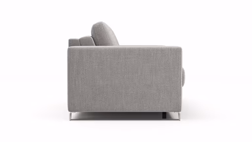 Sofa Nuoro - 2,5-Sitzer inkl. Schlaffunktion, Armlehne 1, Stoff, Grau