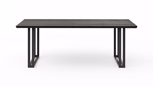 Esstisch Clifton - BL ca. 100x240 cm, Zerreiche massiv, Smoke