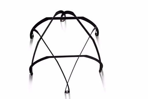 Beistelltisch - Ø/H ca. 50x50 cm, Artisan Eiche Nachbildung, Schwarz