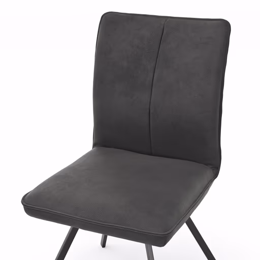 Stuhl Calyra - Stoff, Anthrazit