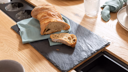 Esstisch Clifton - mit Einsätzen, LB ca. 220x100 cm, Wildeiche massiv, natur geölt