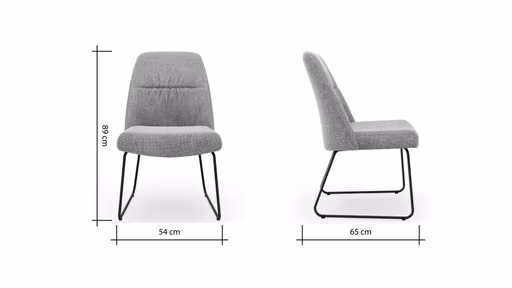 Stuhl Sagres - Stoff, Graubeige