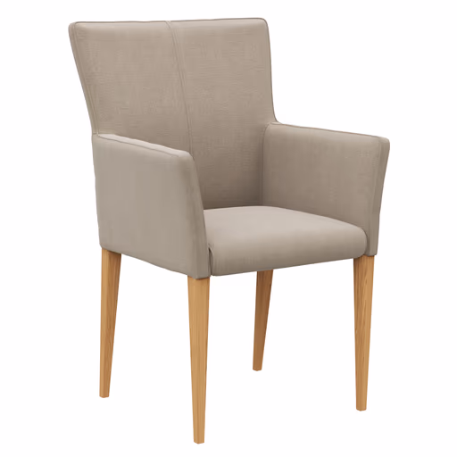 Armlehnstuhl Cosyra - Stoff, Beige