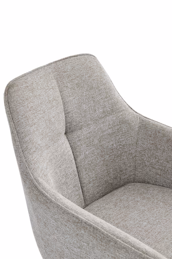 Armlehnstuhl - Stoff, Beige