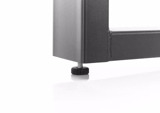 Esstisch - LB ca. 200x100 cm, Zerreiche massiv geölt, Schwarz