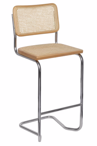 Barhocker - Ratterngeflecht, Buche natur