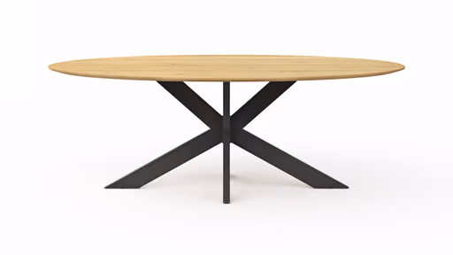 Esstisch Phoenix - LB ca. 220x110 cm, Eiche massiv, oval