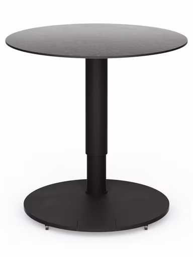 Beistelltisch Camas - LBH ca. 50x50x48 cm, Keramik schwarz