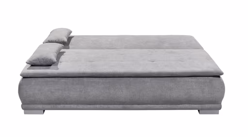 Dauerschlafsofa - 3-Sitzer inkl. Schlaffunktion und Bettkasten, Stoff Schlamm