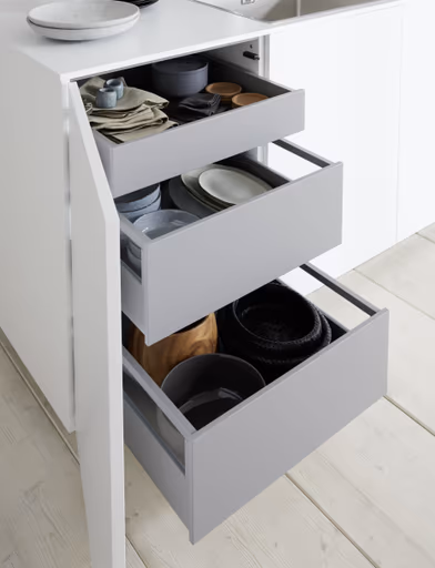 Inselküche 52.180 CO 10 520, Kristallweiß matt